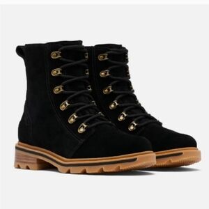 Sorel Black Combat & Moto Boots